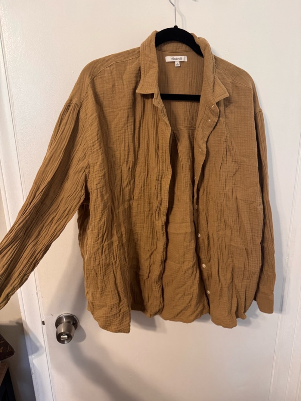 Madewell Women’s Relaxed Muslim Button-Up Shirt